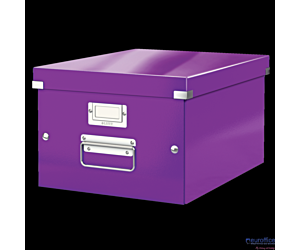 Pudełko LEITZ Click & Store A4 fioletowe 60440062