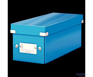 Pudło LEITZ C&S na CD WOW niebieskie 60410036