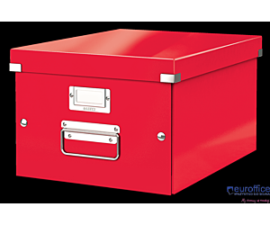 Pudło uniwersalne Leitz C&S A4 WOW, czerwone 60440026