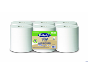 Ręcznik w roli midi centralnego dozowania Comfort de-inked (6rolek) biały, celuloza, 2w, 108m, 96705 BULKYSOFT