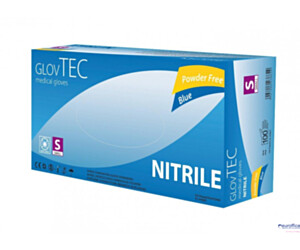 Rękawice diagnostyczne Nitrile niebieskie 100szt.rozmiar L *931741