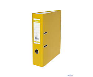 Segregator A4 50mm żółty, z szyną BANTEX 100551798