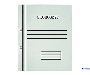 Skoroszyt oczkowy biały A4 pełny 350g 50szt. KIEL-TECH