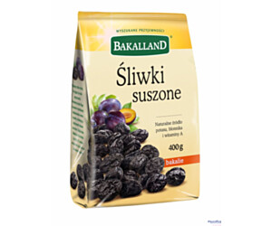 Śliwka suszona 400g BAKALLAND