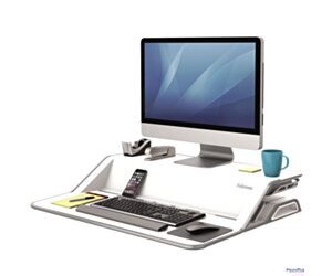 Stanowisko do pracy Sit-Stand Lotus - białe 9901 FELLOWES