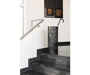 Stojak na parasole DURABLE czarny metalowy okrągły 3350-01