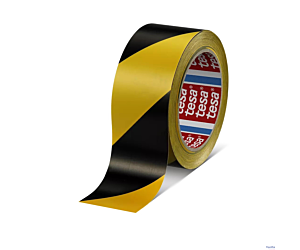 Taśma ostrzegawcza czarno-żółta 33m/50mm 60760-00093-01 TS TESA