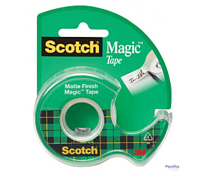 Taśma biurowa SCOTCH Magic (890 8-1975), matowa, z dyspenserem, 19mm, 7, 5m