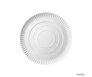 Talerz papierowy biały 26cm op.100szt. 7500226