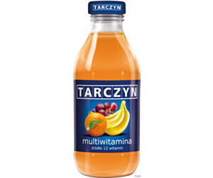 TARCZYN napój MULTIWITAMINA owoce pomarańczowe 300ml butelka szkło