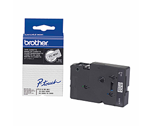 Taśma Brother laminowana 9mm x 7,7m czarny nadruk / przezroczyste tło