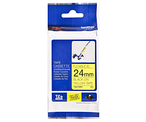 Taśma Brother zawieszka 24mm czarny nadruk / zielone tło