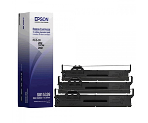Taśma Epson do PLQ-20/20M 3szt (3x5mln.znaków) black