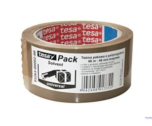 Taśma pakowa TESAPACK STANDARD SOLVENT 66mX48mm brązowa 55263-00002-00 TS