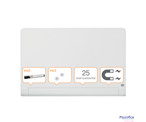 Szklana tablica Nobo Impression Pro z zaokrąglonymi rogami 1000x560mm