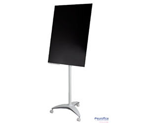 FLIPCHART SUCHOŚCIERALNO-MAGNETYCZNY szklany TFSZ 2X3 Czarny