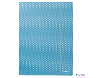 Teczka kartonowa z gumką Colour"Breeze, A4, niebieska 628492