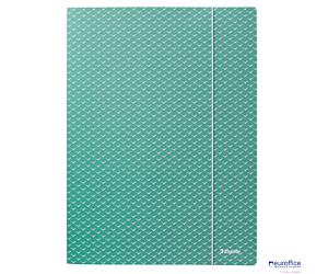 Teczka kartonowa z gumką Colour"Breeze, A4, zielona 628493