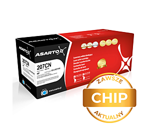 Toner Asarto do HP 207CN | W2211A | 1250 str. | cyan | z chip