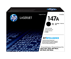 Toner HP 147A do LaserJet Enterprise M610dn | 10 500 str. | black