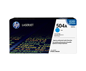 Toner HP 504A do Color LaserJet 3525/3530 | 7 000 str. | cyan