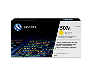 Toner HP 507A do LaserJet M551/570/575 | 6 000 str. | yellow