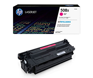 Toner HP 508X do Color LaserJet M552/553 | 9 500 str. | magenta