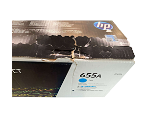Toner HP 655A | 10 500 str. | Cyan | Uszkodzone Opakowanie
