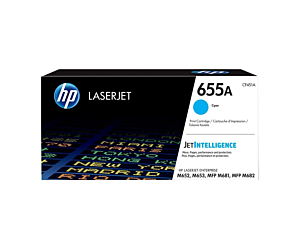 Toner HP 655A do Color LaserJet Enterprise M653/M681/M652 | 10 500 str. | Cyan