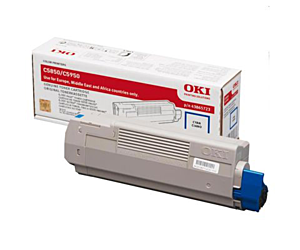 Toner Oki do C5850/5950, MC560 | 6 000 str. | cyan