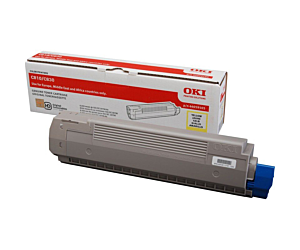 Toner Oki do C810/830 | 8 000 str. | yellow