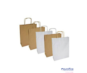 Torba papierowa ECOBAG 180x80x225 mm brązowa 10232030000 ekologiczna