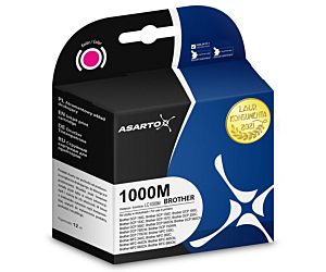 Tusz Asarto do Brother 1000M | LC1000M | 998 str. | magenta