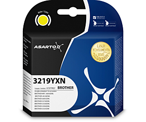 Tusz Asarto do Brother 3219YXN | LC3219XLY | 1500 str. | yellow