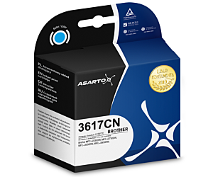 Tusz Asarto do Brother 3617CN | LC3617C | 550 str. | cyan