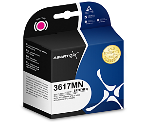 Tusz Asarto do Brother 3617MN | LC3617M | 550 str. | magenta