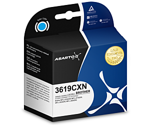 Tusz Asarto do Brother 3619CXN | LC3619XLC | 1500 str. | cyan