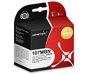 Tusz Asarto do Canon 107MBN | 6704B001 | 130 ml | matte black