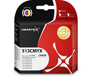 Tusz Asarto do Canon 513CMYX | 2971B001 | 12ml | color