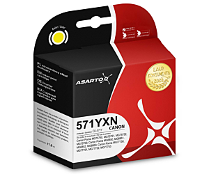 Tusz Asarto do Canon 571YXN | 0388C001 | 680 str. | yellow