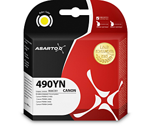 Tusz Asarto do Canon GI-490YN | 0666C001 | 70ml | yellow