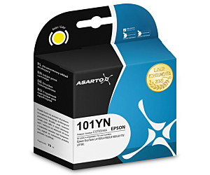 Tusz Asarto do Epson 101YN | C13T03V44A | 70 ml | yellow