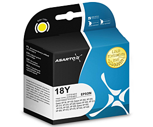 Tusz Asarto do Epson 18Y | C13T18144012 | 450 str. | yellow