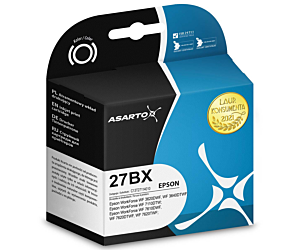 Tusz Asarto do Epson 27BXN | C13T27114012 | 1100 str. | black