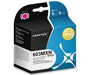 Tusz Asarto do Epson 603MXN | C13T03A34010 | 400 str. | magenta