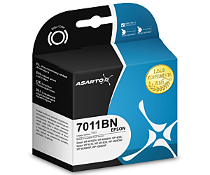 Tusz Asarto do Epson 7011BN | C13T70114010 | 3200 str. | black