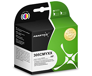 Tusz Asarto do HP 305CMYXX | 3YM63AE | 450 str. | CMY