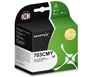 Tusz Asarto do HP 703CMY | CD888AE | 440 str. | 18ml | color