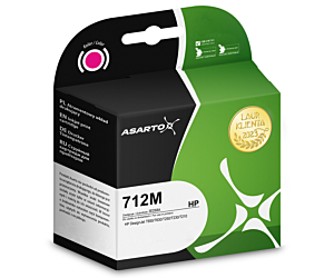 Tusz Asarto do HP 712C | 3ED68A  | 29 ml | magenta