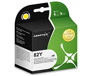 Tusz Asarto do HP 82Y | C4913A | 1400 str. | yellow